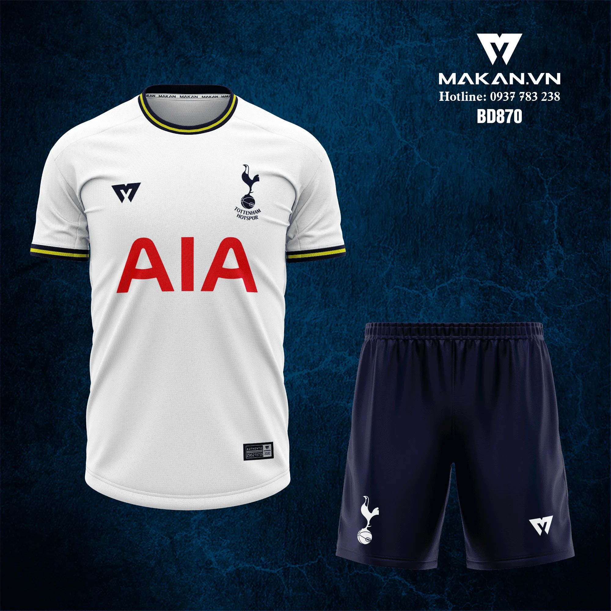 Áo Tottenham - Màu Vàng